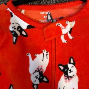 boston terrier footed pajamas